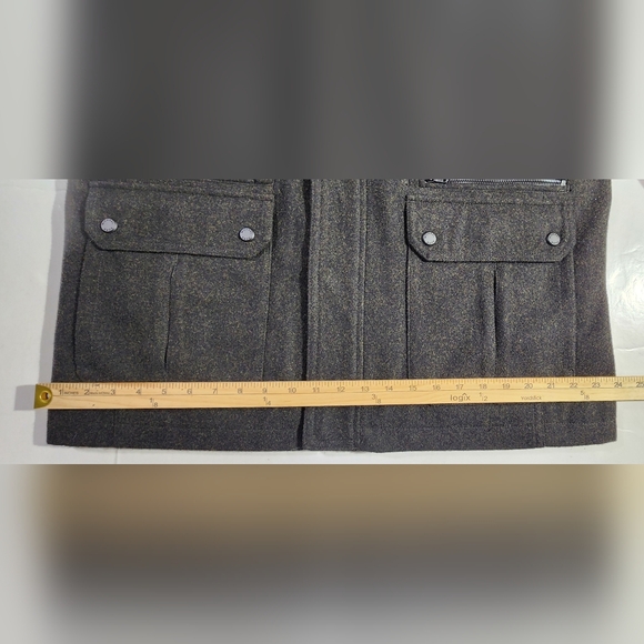 Michael Kors Gray Military Field Jacket with Structured DesignMichael Kors Men's - Picture 11 of 16